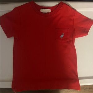 The Beaufort Bonnet Company Vibrant Red Tee with Pocket